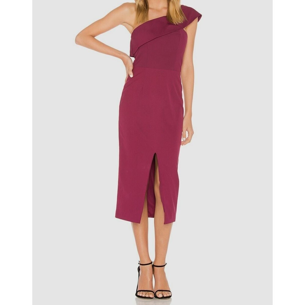 Yumi Kim Women's Burgundy That Jazz Midi Dress NWT 258 Sz Sm